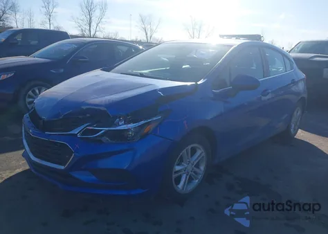 2018 Chevrolet Cruze Lt Auto из США, поврежденный, VIN 3G1BE6SM0JS649989